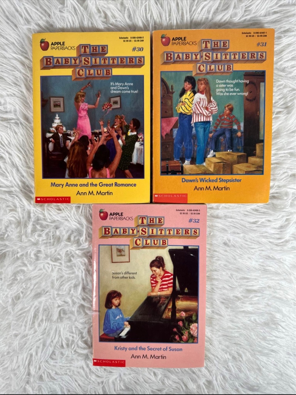 The Baby-Sitters Club Vintage Books #31, #32, #33 Set